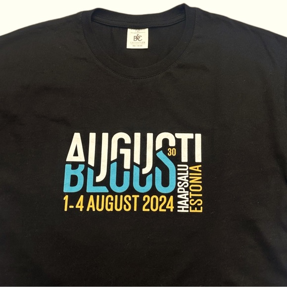 AUGUSTIBLUUES HAAPSALU ESTONIA MUSIC FESTIVAL TEE 2024 - Picture 2 of 3